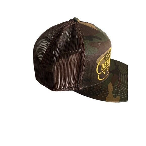 Deep Eddy Vodka Camo Mesh Trucker Snapback Hat Otto Brand Austin's Original NEW - Picture 3 of 6